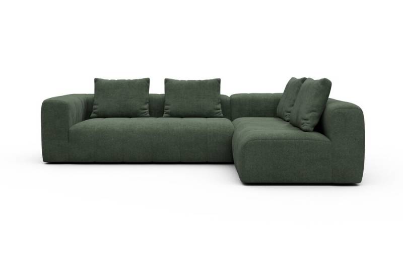 ScandinavianUpholstery Ecksofa 612 PK3 498 Forest Green Casone 6L6L von scandinavianupholstery