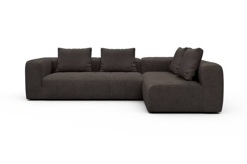 ScandinavianUpholstery Ecksofa 612 PK3 530 Taupe Brown Bouclé 6L6L von scandinavianupholstery