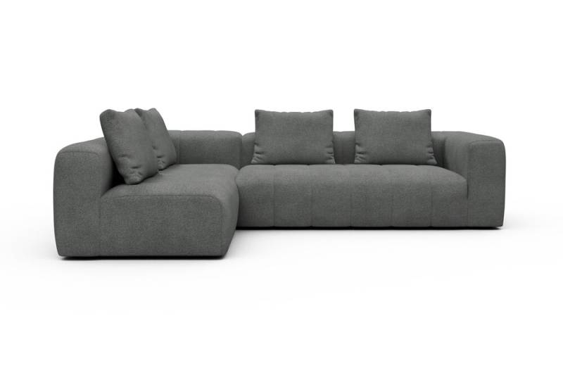 ScandinavianUpholstery Ecksofa 612 PK3 533 Ash Grey Bouclé 6R6R von scandinavianupholstery