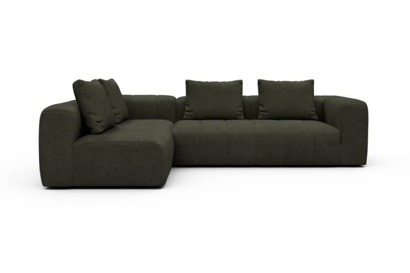 ScandinavianUpholstery Ecksofa 612 PK3 535 Forest Green Bouclé 6R6R von scandinavianupholstery