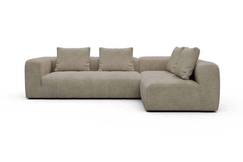 ScandinavianUpholstery Ecksofa 612 PK3 539 Biege Bouclé 6L6L von scandinavianupholstery