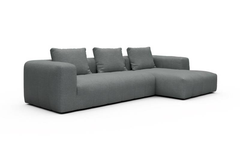 ScandinavianUpholstery K612 Lounger PK2 485 Soft Grey Denari Chaise rechts von scandinavianupholstery