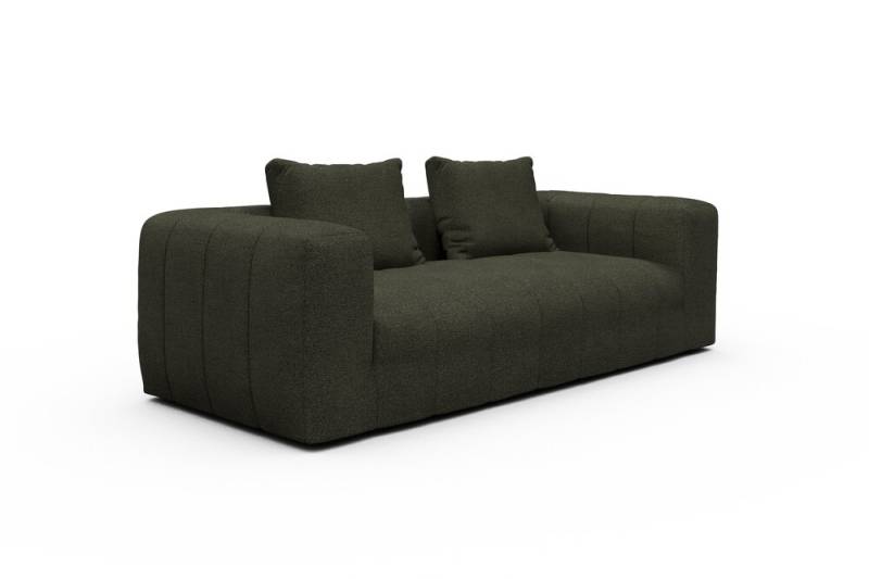 ScandinavianUpholstery K612 Sofa 3-Sitzer PK3 535 Forest Green Bouclé von scandinavianupholstery