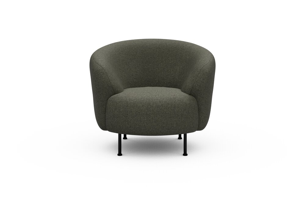 ScandinavianUpholstery Sessel Gran K450 PK2 335 Winter Moss Sama Metall, schwarz - runde Auflagefläche ScandinavianUpholstery Sessel Gran K450 PK2 335 Winter Moss Sama Metall, schwarz - runde Auflagefläche von scandinavianupholstery