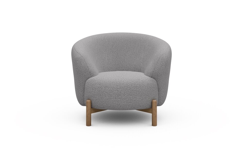 ScandinavianUpholstery Sessel Gran K450 PK2 336 Grey Sama Oak, Lacquered - x-förmig ScandinavianUpholstery Sessel Gran K450 PK2 336 Grey Sama Oak, Lacquered - x-förmig von scandinavianupholstery