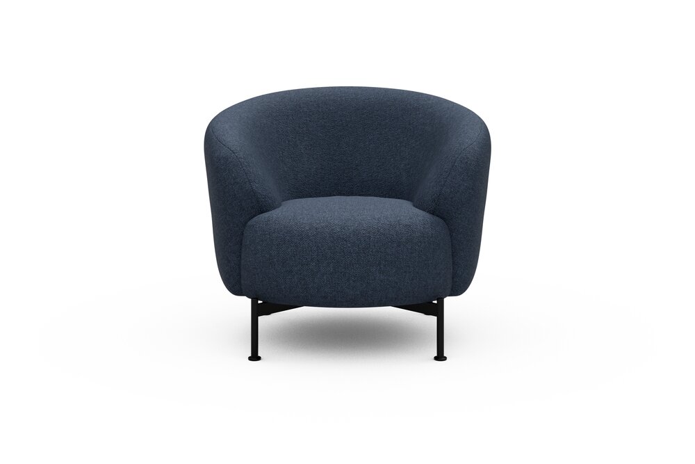 ScandinavianUpholstery Sessel Gran K450 PK2 339 Deep Blue Sama Metall, schwarz - x-förmige Auflagefläche ScandinavianUpholstery Sessel Gran K450 PK2 339 Deep Blue Sama Metall, schwarz - x-förmige Auflagefläche von scandinavianupholstery