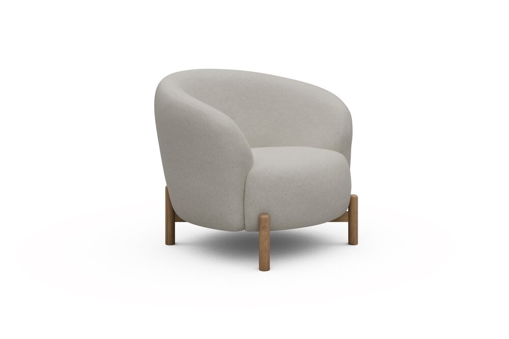 ScandinavianUpholstery Sessel Gran PK2 487 Clean Beige Denari Oak, Lacquered - x-förmig ScandinavianUpholstery Sessel Gran PK2 487 Clean Beige Denari Oak, Lacquered - x-förmig von scandinavianupholstery