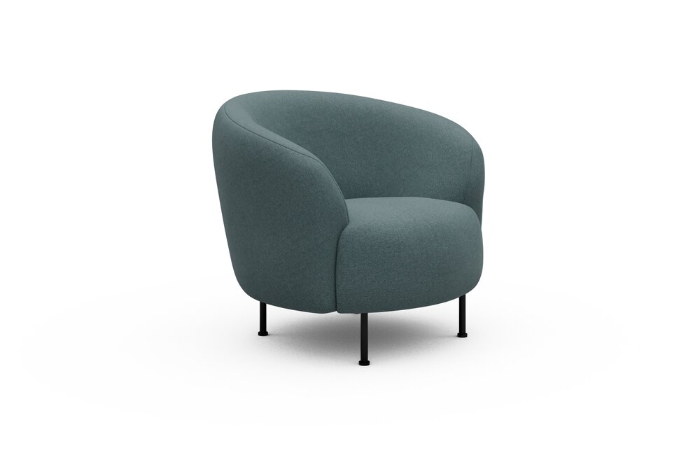 ScandinavianUpholstery Sessel Gran PK3 442 Washed Green Satya Metall, schwarz - runde Auflagefläche ScandinavianUpholstery Sessel Gran PK3 442 Washed Green Satya Metall, schwarz - runde Auflagefläche von scandinavianupholstery