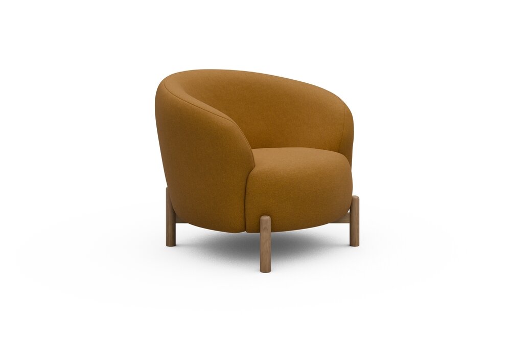 ScandinavianUpholstery Sessel Gran PK3 444 Havana Yellow Satya Oak, Lacquered - x-förmig ScandinavianUpholstery Sessel Gran PK3 444 Havana Yellow Satya Oak, Lacquered - x-förmig von scandinavianupholstery