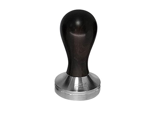 scarlet espresso | Tamper »Classic«, stilvoller Espresso-Stempel mit ergonomischem Griff aus Edelholz, für perfekten Espresso, Barista-Werkzeug (54 mm, Ebenholz -Schwarz) von scarlet bijoux