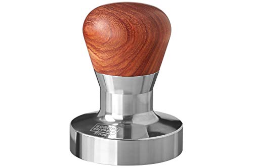 scarlet espresso | Tamper »Passion« für Barista; mit ergonomischem PVC- oder Edelholzgriff nach Wahl und Präzisions-Edelstahlbasis (57 mm) von scarlet bijoux