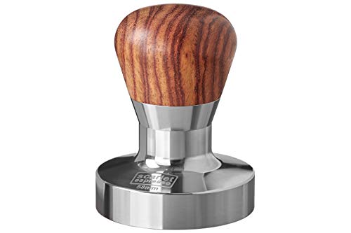 scarlet espresso | Tamper »Passion« für Barista; mit ergonomischem PVC- oder Edelholzgriff nach Wahl und Präzisions-Edelstahlbasis (58 mm) von scarlet bijoux