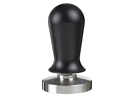 scarlet espresso | Tamper »Perfetto« für Barista; auf 35 lbs Anpressdruck kalibiriert; mit Alu- oder Edelholzgriff und Präzisions-Edelstahlbasis (54.3 mm) von scarlet bijoux