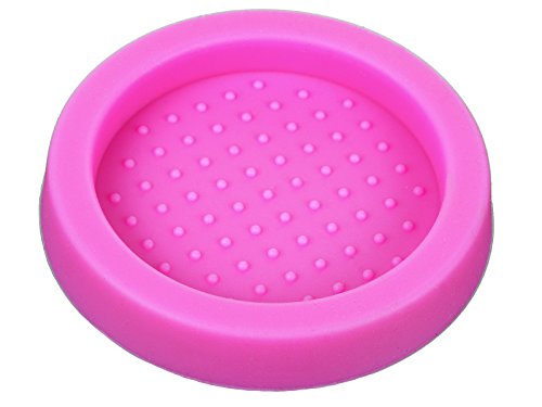 scarlet espresso | Tamperablage »Puck« aus lebensmittelechtem Silikon (rutschfest); auch für einen Distributor; Bestandteil eines professionellen Arbeitsplatzes an Siebträgermaschinen (Pink) von scarlet bijoux