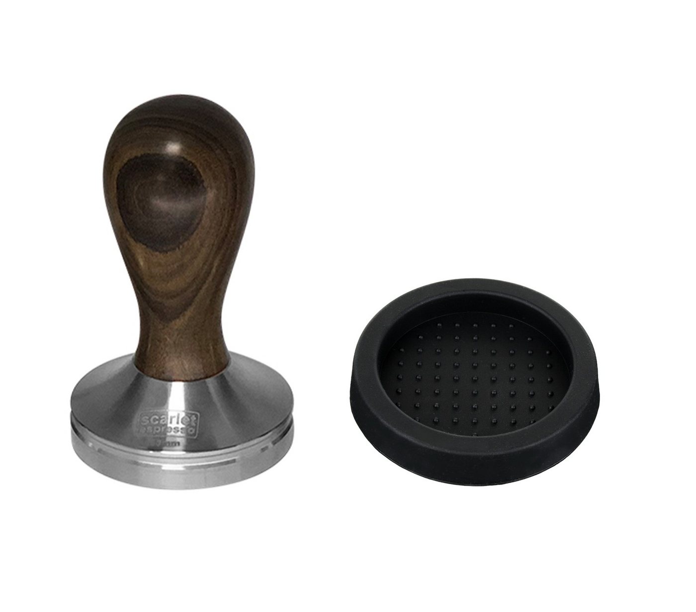 scarlet espresso Küchenmaschinen Zubehör-Set, Tamper »Classic«, stilvoller Espresso-Stempel mit ergonomischem Griff aus Edelholz, für perfekten Espresso, Barista-Werkzeug von scarlet espresso von scarlet espresso