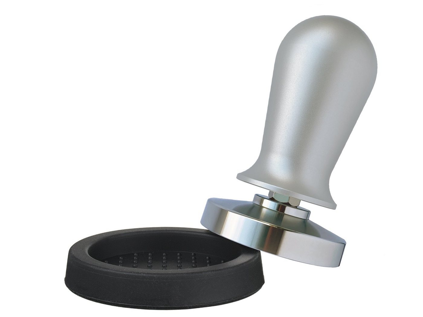 scarlet espresso Küchenmaschinen Zubehör-Set, scarlet espresso Tamper »Perfetto« 40 lbs kalibriert schwarz Alugriff von scarlet espresso