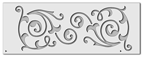 Wandschablone Bordüre 5 (40 x 15 cm) von Schablono