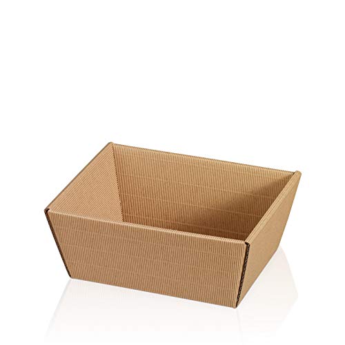 1 x Präsentkorb Natur - Maße 24x19 cm - Geschenkkorb - Präsentkörbe - Geschenkverpackung - von schenken-24