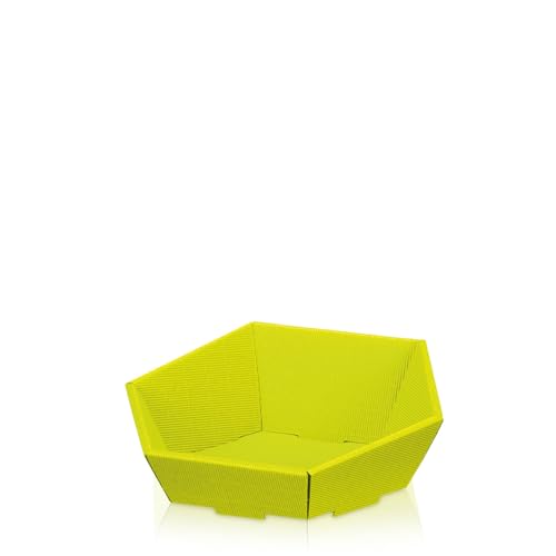 5 x Präsentkorb 6-eck grün - Maße 29x27 cm - Geschenkkorb - Präsentkörbe - Geschenkverpackung - 5 x Präsentkorb 6-eck grün - Maße 29x27 cm - Geschenkkorb - Präsentkörbe - Geschenkverpackung - von schenken-24