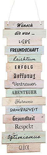 Familienschild/zur Auswahl/Bild/Lebenseinstellung/Plankenschild/Familie, Plankenschilder:Wünsch Dir was... von schenken-24