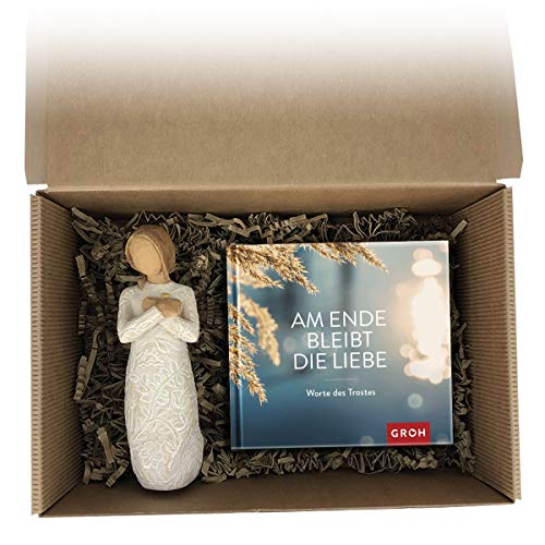 Geschenkset - Trauer - Beileid - Buch - liebevolle Figur - inkl. Geschenkverpackung von schenken-24