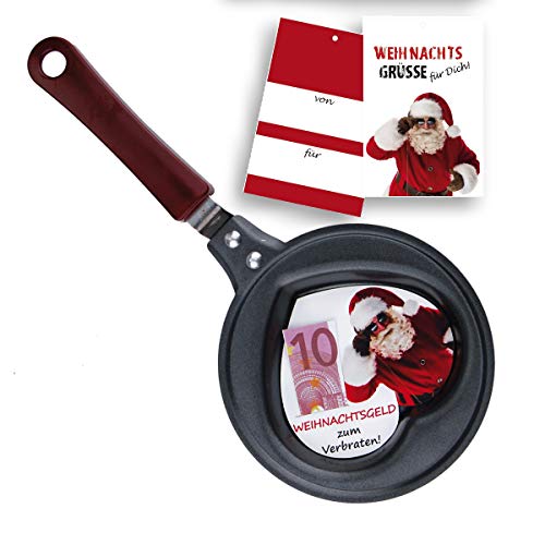 Set Geldpfanne 2tlg. / Weihnachtsgeld zum verbraten/Nikolaus/zum Geld verschenken/Geldgeschenk Weihnachten von schenken-24