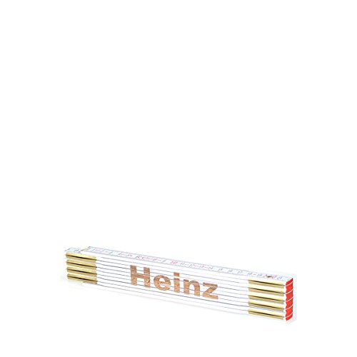 Zollstock mit Namens-Gravur zum auswählen - Name - Lasergravur - personalisiert - Geschenk - Mann - Vatertag - Geburtstag, Zollstöcke Namen:Heinz von schenken-24