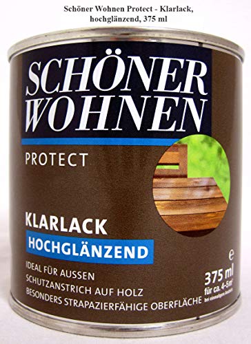 Protect Klarlack - Alkydharzlack, hochglänzend, farblos, 375 ml von schenken und wohnen