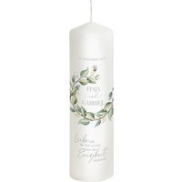 Hochzeitskerze Eukalyptus Personalisiert - Modell Ewigkeit Geschenk Zur Hochzeit Personalisierte Geschenke Brautkerze von schenkwas