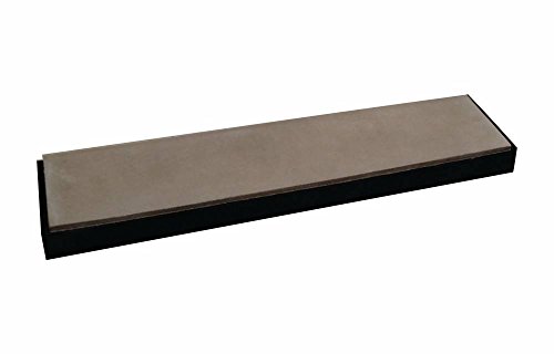 scherenkauf XXL Abziehleder 30cm x 7cm - gebimste Oberfläche, mit Kautschukblock 31cm x 7,2cm x 2cm, einzeln verwendbar von scherenkauf