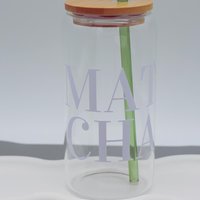 Trinkglas Matcha | Grüner Tee Kaffee Glas Mit Deckel Strohhalm 500 Ml Cocktailglas Geschenk Idee Freundin Smoothie Selfcare Trinkglas Matcha | Grüner Tee Kaffee Glas Mit Deckel Strohhalm 500 Ml Cocktailglas Geschenk Idee Freundin Smoothie Selfcare von schickGEMACHT3oak