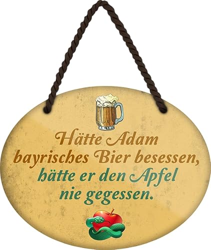 schilderkreis24 - Blechschild 18x14cm - Lustiges Bier Zitat - Bayrisches Bier Deko schilderkreis24 - Blechschild 18x14cm - Lustiges Bier Zitat - Bayrisches Bier Deko von schilderkreis24