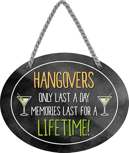 schilderkreis24 – Blechschild Lustiger Bier Spruch “Hangovers“ Deko Geschenkidee Mann Frau 18x14cm schilderkreis24 – Blechschild Lustiger Bier Spruch “Hangovers“ Deko Geschenkidee Mann Frau 18x14cm von schilderkreis24