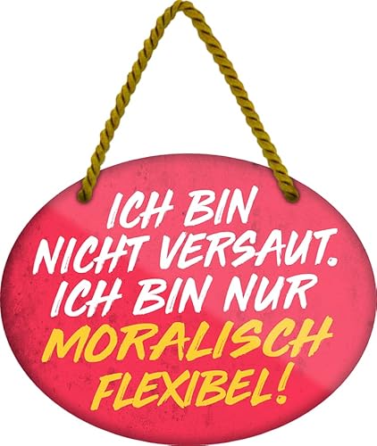 schilderkreis24 – Blechschild Lustiger Spruch “Ich bin nicht Versaut.“ Deko Geschenkidee Mann Frau 18x14cm von schilderkreis24