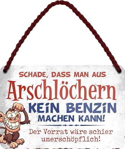 schilderkreis24 - Blechschild "Unerschöpfliche Ressource" - Sarkastisches Design - 18x12 cm von schilderkreis24