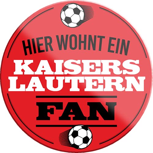 schilderkreis24 – Fußball Magnet “Kaiserslautern Fan“ Deko Kühlschrankmagnet Artikel Sport Verein Geschenkidee Club Weihnachten Fußball Fan Liebhaber Begeisterte 8x8 cm von schilderkreis24