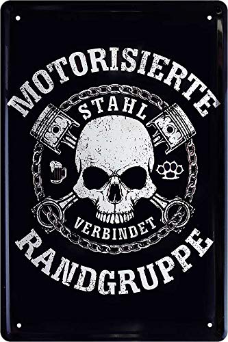schilderkreis24 Blechschilder Kollektion 20x30cm – Lustige & kraftvolle Motorradsprüche: Deko für Biker und Geschenkideen für Motorradfans (Motorisierter Stahl Verbindet Randgruppe) schilderkreis24 Blechschilder Kollektion 20x30cm – Lustige & kraftvolle Motorradsprüche: Deko für Biker und Geschenkideen für Motorradfans (Motorisierter Stahl Verbindet Randgruppe) von schilderkreis24