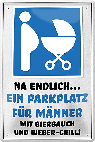 schilderkreis24 Lustiger Grill Spruch “NA ENDLICH … EIN PARKPLATZ FÜR MÄNNER MIT BIERBAUCH UND Weber-Grill!” Deko Schild für Garten Geschenkidee 20x30 cm schilderkreis24 Lustiger Grill Spruch “NA ENDLICH … EIN PARKPLATZ FÜR MÄNNER MIT BIERBAUCH UND Weber-Grill!” Deko Schild für Garten Geschenkidee 20x30 cm von schilderkreis24