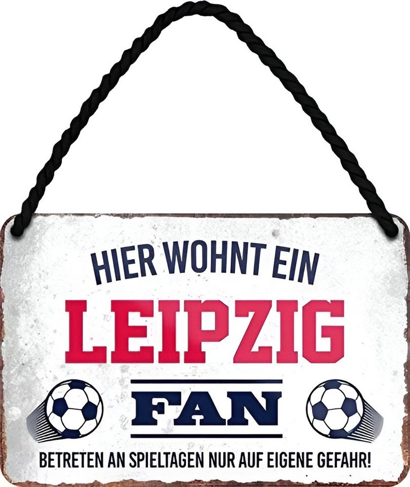 schilderkreis24 Metallschild Blechschild Hier wohnt ein Leipzig Fan 18x12cm schilderkreis24 Metallschild Blechschild Hier wohnt ein Leipzig Fan 18x12cm von schilderkreis24
