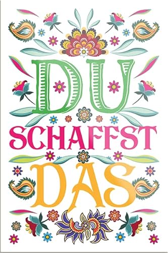 schilderkreis24 – Schöner Spruch “Du schaffst das!“ Magnet Deko Zitat Kühlschrankmagnet Geschenkidee Geburtstag Weihnachten 9x6 cm von schilderkreis24