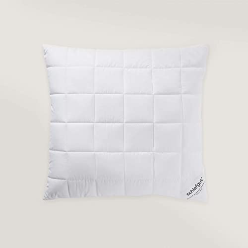 schlafgut Casual Faserkissen Everyday 80x80 cm weiß aus 100% Polyester von schlafgut