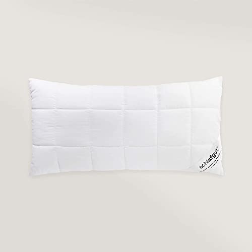 schlafgut Pure Faserkissen Everyday 40x80 cm weiß aus 100% Baumwolle von schlafgut