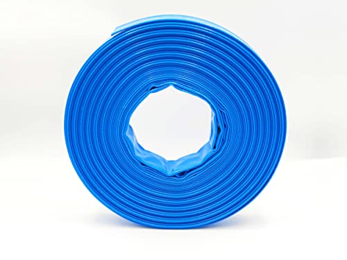 1 1/4 Zoll | 32 mm - 30 Meter - PVC Flachschlauch - Bauschlauch - Industrieschlauch - blau von schlauchmeister24