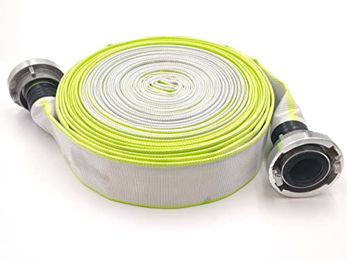 2 Zoll | C-52-30 Meter Industrieschlauch | Feuerwehrschlauch | Bauschlauch | Flachschlauch | Schlauch mit Storz-Kupplung von Schlauchmeister24