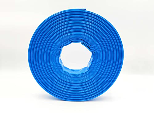 2 Zoll | 52 mm - 40 Meter - PVC Flachschlauch - Bauschlauch - Industrieschlauch - blau von schlauchmeister24