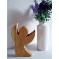 Holzengel Aus Eiche - Handgefertigter Schutzengel Natürliche Deko Geschenk Zur Taufe Oder Weihnachten Holzengel Aus Eiche - Handgefertigter Schutzengel Natürliche Deko Geschenk Zur Taufe Oder Weihnachten von schleifUNDweg