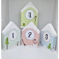 4 Tlg. Adventshäuserset von schlotterlotte