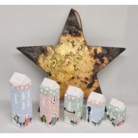 5Tlg. Mini Häuserset Holz 5Tlg. Mini Häuserset Holz von schlotterlotte