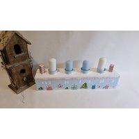 Großer Adventshäuserblock von schlotterlotte