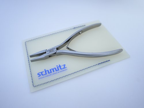 INOX Flachzange 120mm - schmitz 4222FP00RF - gerade Greif-Backen mit Verzahnung - Durchgestecktes Zangengelenk für den Profi - Rostfrei - Made in Germany - Solingen INOX Flachzange 120mm - schmitz 4222FP00RF - gerade Greif-Backen mit Verzahnung - Durchgestecktes Zangengelenk für den Profi - Rostfrei - Made in Germany - Solingen von schmitz